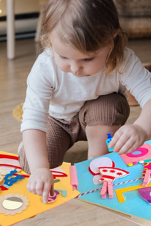 Libro Montessori Interattivo ed Educativo La Mia Stanza